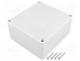 Z-59JH-ABS - Enclosure  multipurpose, X 115.3mm, Y 125.5mm, Z 58.4mm, ABS, grey