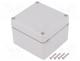 Z111JS-IP67-TM-ABS - Enclosure  multipurpose, X 80mm, Y 82mm, Z 55mm, ABS, grey, IP67