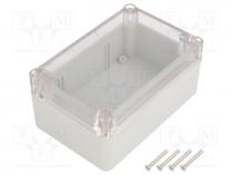 Enclosure  multipurpose, X 78mm, Y 118mm, Z 54mm, ABS, grey, gasket