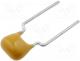   - Capacitor  ceramic, MLCC, monolithic, 1uF, 100V, X7R, 10%, THT