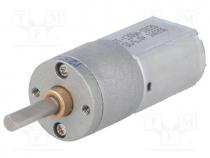 Gearbox Motor - Motor  DC, with gearbox, 6VDC, POLOLU 20D, 125 1, 110rpm, 3.2A