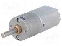 Gearbox Motor - Motor  DC, with gearbox, 6VDC, POLOLU 20D, 63 1, 225rpm, max.420mNm