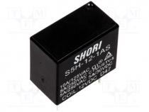 Relays PCB - Relay  electromagnetic, SPST-NO, Ucoil  12VDC, 5A/250VAC, 5A/30VDC