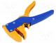 Stripping tool, Wire  round, flat, Cond.cross sec 0.5....5.5mm2