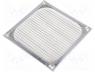 Fan protector - Guard, 120x120mm, Mat  metal, Mounting  screw