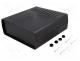 Z-1W - Enclosure  with panel, vented, X 188mm, Y 198mm, Z 70mm, black