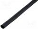 CB-DWT38.1/1M-BK - Heat shrink sleeve, glued, 2 1, 38.1mm, L 1000mm, black, -55÷125C