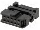 IDC Connector - Plug, IDC, female, PIN 10, IDC, for ribbon cable, 1.27mm