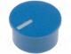 Cap, thermoplastic, push-in, Pointer  white, blue