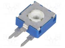 CA9H-4M7 - Potentiometer  mounting, single turn, vertical, 4.7M, 0.15W, 30%