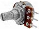 R16148-1A-2-B1K - Potentiometer  shaft, single turn, 1k, 125mW, 20%, THT, 6mm, metal