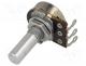  - Potentiometer  shaft, single turn, 1M, 100mW, 30%, 6mm, carbon