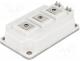 IGBT half-bridge, Urmax 1.2kV, Ic 200A, P 1.1kW, Ifsm 400A, screw