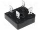 Bridge Rectifiers - Single-phase bridge rectifier, Urmax 600V, If 50A, Ifsm 500A