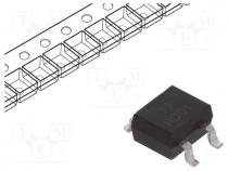 Single phase rectifier bridge, Urmax 100V, If 0.8A, Ifsm 30A