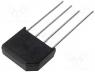 KBP210G - Single-phase bridge rectifier, Urmax  1000V, If  2A, Ifsm  60A, KBP