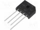 KBU6J - Single-phase bridge rectifier, Urmax  600V, If  6A, Ifsm  175A, KBU