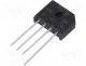 KBU6M - Single-phase bridge rectifier, Urmax  1000V, If  6A, Ifsm  175A