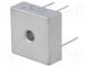 MB151W - Single-phase bridge rectifier, Urmax 100V, If 15A, Ifsm 300A