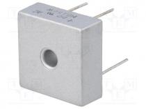 MB156W - Single-phase bridge rectifier, Urmax 600V, If 15A, Ifsm 300A