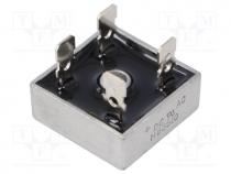   - Single-phase bridge rectifier, Urmax 1000V, If 35A, Ifsm 400A