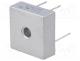 MB356W - Single-phase bridge rectifier, Urmax 600V, If 35A, Ifsm 400A