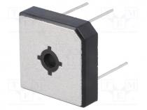 MBR152W - Single-phase bridge rectifier, Urmax 200V, If 15A, Ifsm 300A