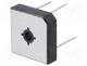 MBR154W - Single-phase bridge rectifier, Urmax 400V, If 15A, Ifsm 300A