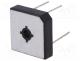 MBR156W - Single-phase bridge rectifier, Urmax 600V, If 15A, Ifsm 300A