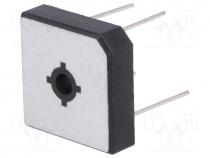 MBR2505W - Single-phase bridge rectifier, Urmax 50V, If 25A, Ifsm 400A