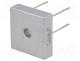 MMB252W - Single-phase bridge rectifier, Urmax 200V, If 25A, Ifsm 400A