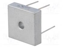 MMB351W - Single-phase bridge rectifier, Urmax 100V, If 35A, Ifsm 400A