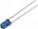 IR LED - Phototransistor, 3mm, 30V, Lens  transparent, blue