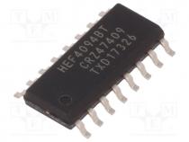 TTL-Cmos - IC  digital, shift and store, register, CMOS, SMD, SO16