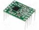 RC-CC1101-SPI-434 - Module  RF, 434MHz, SPI, -110dBm, 1.8÷3.6VDC, 10dBm, Mounting  THT