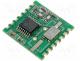 RFM12B-433S2P - Module  RF, FM transceiver, FSK, 433.92MHz, SPI, -105dBm, 5dBm