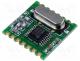 Module  RF, FM transceiver, FSK, 868MHz, SPI, -105dBm, 2.2÷3.8VDC