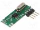 RFM210LCF-433D - Module  RF, AM receiver, ASK, OOK, 433.92MHz, -114dBm, 1.8÷3.6VDC