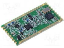 RFM23BP-868-S2 - Module  RF, FM transceiver, FSK, 868MHz, SPI, -120dBm, 3.3÷6VDC