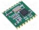 Module  RF, FM receiver, FSK, GFSK, OOK, SPI, 1.8÷3.6VDC, 433MHz