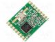 RFM69W-433S2 - Module  RF, FM transceiver, FSK, 433.92MHz, SPI, -120dBm, 13dBm