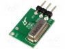 Module  RF, AM transmitter, ASK, OOK, 433.92MHz, 3.6÷5.5VDC, 12dBm