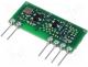 TX-SAW-MID-5V - Module  RF, AM transmitter, AM, ASK, 433.92MHz, 5VDC, 10mW, 7mA