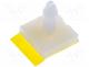 Plastic spacer - Self-adhesive holder, polyamide, L 11.11mm, Ø2 2.54mm