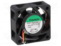 Fan DC - Fan  DC, axial, 12VDC, 40x40x15mm, 23.78m3/h, 44.2dBA, ball bearing