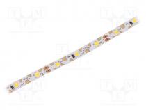 Led tapes - LED tape, white neutral, LED/m 60, SMD, 12V, 2835, W 6mm, L 1m, IP20