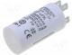 4.16.17.07.60 - Capacitor  motors, run, 4uF, 475VAC, Ø28x55mm, -25÷85C, 5%