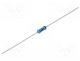 Resistor  metal film, THT, 100, 0.4W, 0.1%, Ø2.5x6.3mm, -55....155C