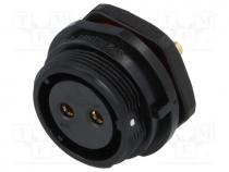   - Socket, female, SP21, PIN 2, IP68, soldering, 500V, 4mm2, 30A