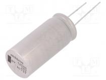 UBY1E123MHL - Capacitor  electrolytic, 12000uF, 25VDC, ESR 18m, UBY, THT, 20%
